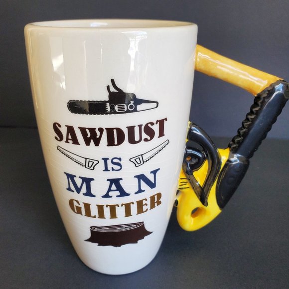 Tradesman's Mug Woodworkers Construction Workers Tall Decorative Mug Pen Storage - Picture 1 of 4